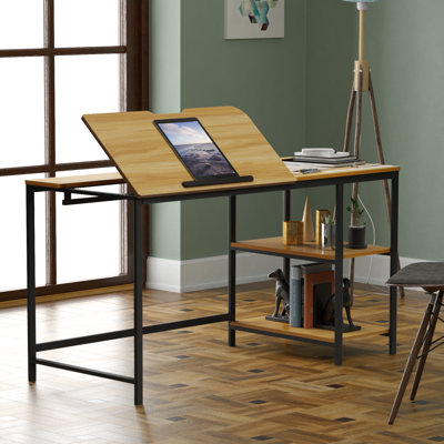55 Inch Multi-Function Drafting Table Inbox Zero