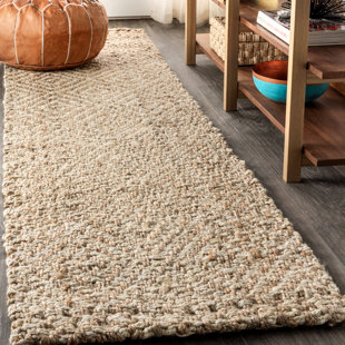 Chunky Natural Wool Jute Rug Wayfair Chunky Natural Wool Jute Rug Wayfair