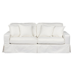 White Sofa Slipcovers You Ll Love Wayfair Quickview