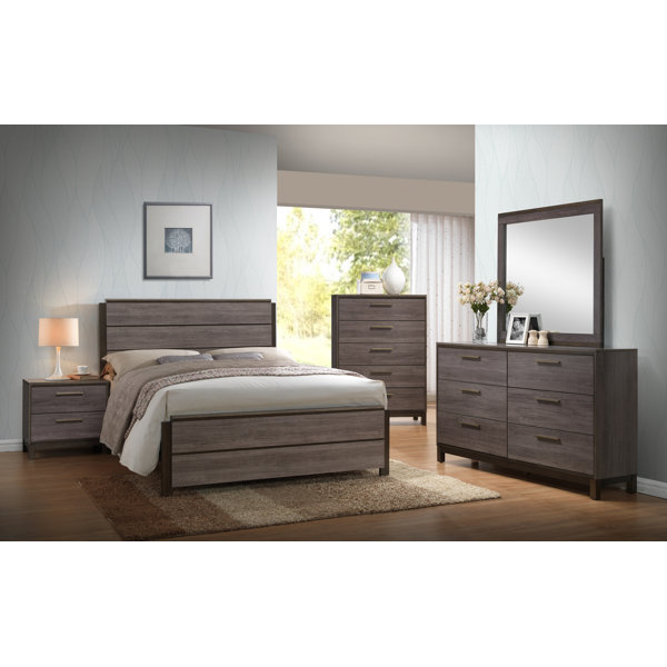 Mandy Wood Panel 5 Piece Bedroom Set by Gracie Oak