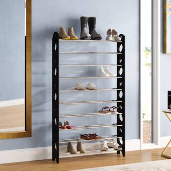 Oia 1 Tier 9 Pair Shoe Rack Reviews Wayfair