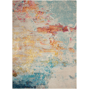 Modern 9 X 12 Area Rugs Allmodern Shugart Sealife Multi Color Area Rug