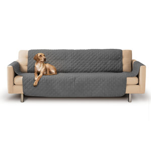 Durable Quilted Box Cushion Sofa Slipcover