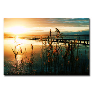 Wish You Were Here by Beata Czyzowska Young Photo Graphic Print on Canvas