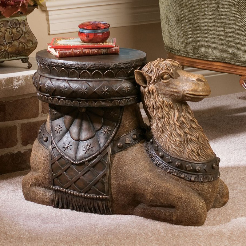 Design Toscano The Kasbah Camel Sculptural End Table ...