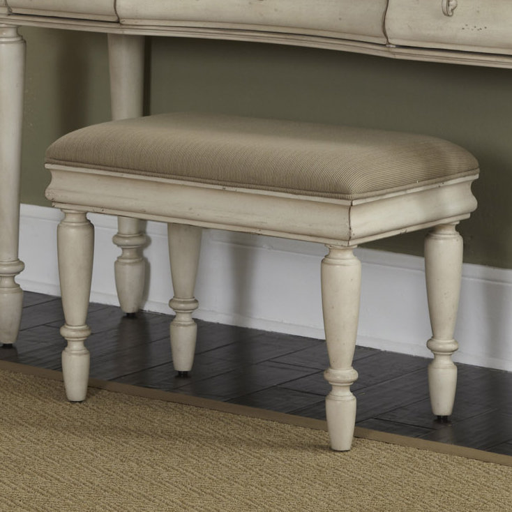 Warlick Upholstered Vanity Stool