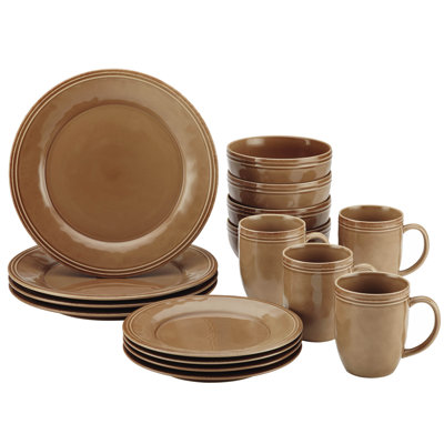Sango Avanti 16 Piece Dinnerware Set, Service for 4 & Reviews | Wayfair Sango Avanti 16 Piece Dinnerware Set, Service for 4 & Reviews | Wayfair