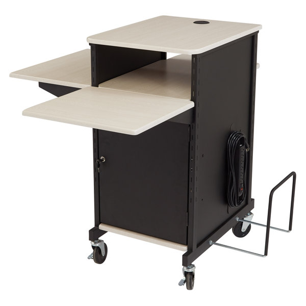 Jumbo Plus Presentation AV Cart Full Podium by Oklahoma Sound