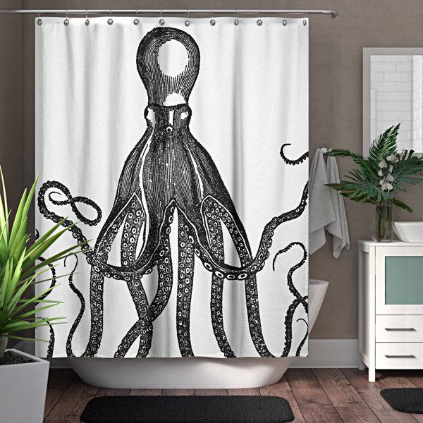 Vintage Octopus Shower Curtain Wayfair Ca