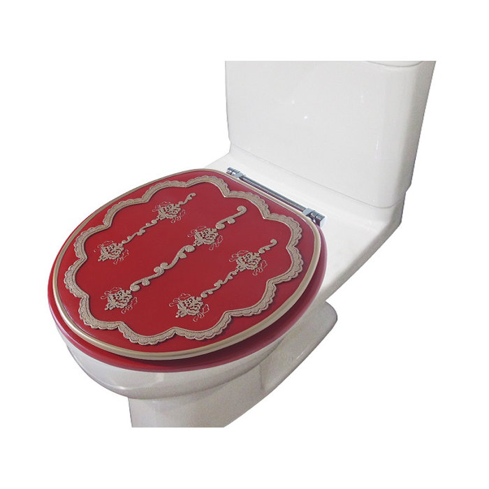 Daniels Bath Embassy Decorative Round Toilet Seat Reviews Wayfair