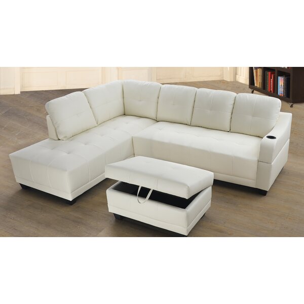 Leelou Right Hand Facing Sectional With Ottoman By Latitude Run
