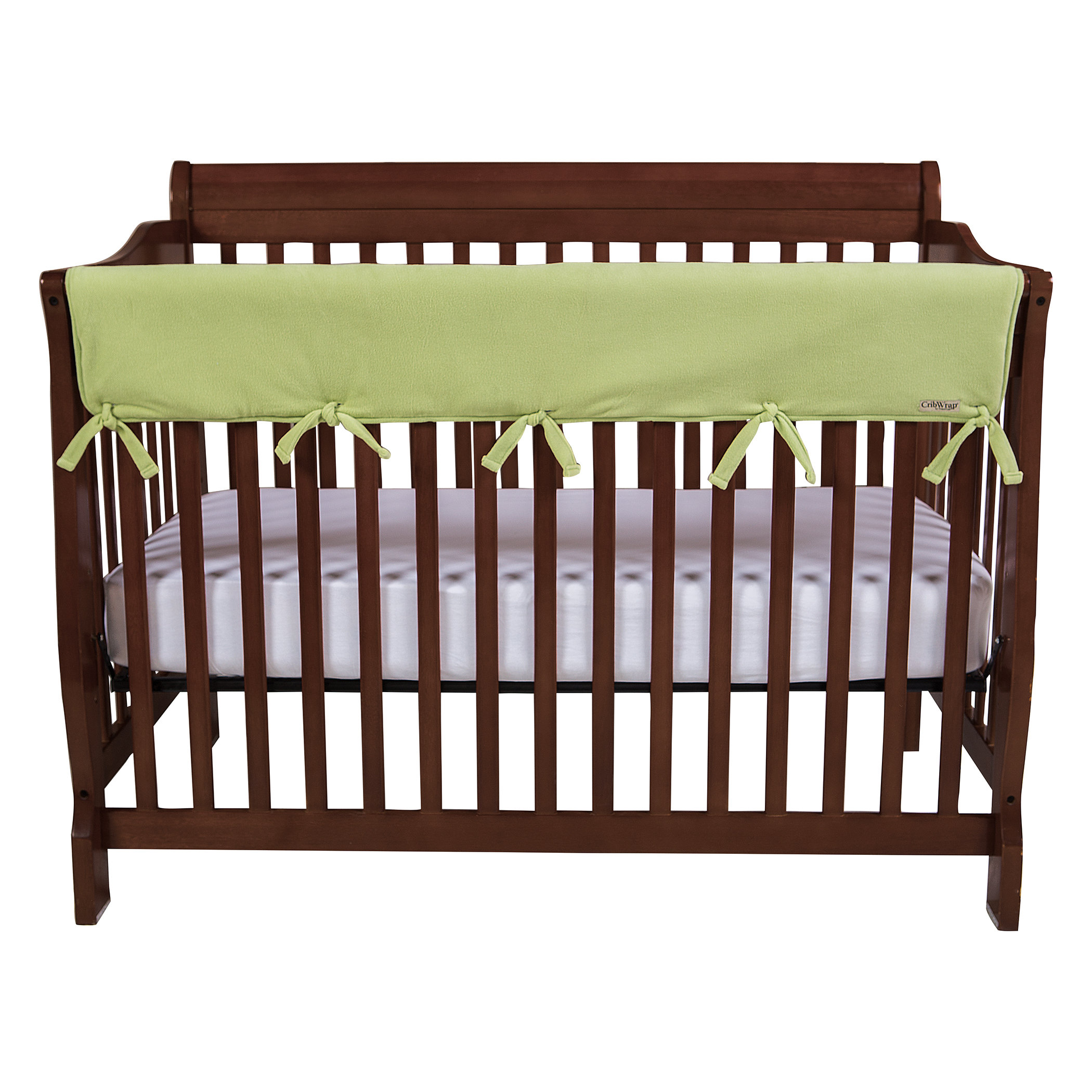 Trend Lab 51 Sage Fleece Front Crib Rail Guard Cover Wayfair