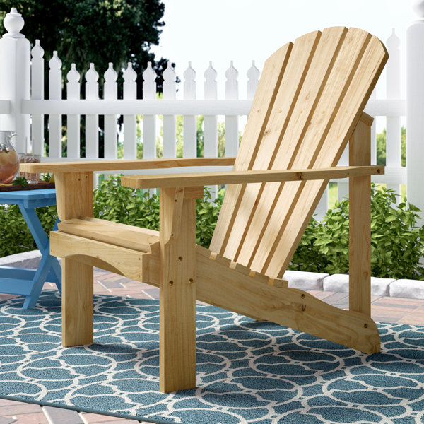 Biddeford Solid Wood Adirondack Chair by Beachcrest Home| @ $149.99
