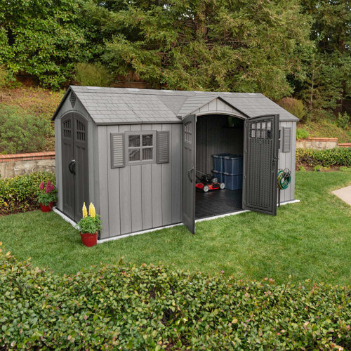 15 ft. x 8 ft. Apex Plastic Shed Lifetime