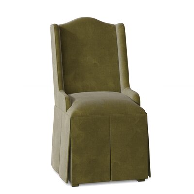 Stratford Upholstered Wingback Arm Chair Sloane Whitney Body Fabric: Felicity Laguna