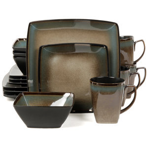 Tequesta 16 Piece Dinnerware Set, Service for 4