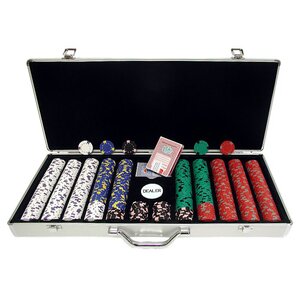 650 Pro Clay Casino Chips with Aluminum Case