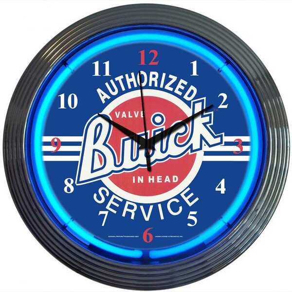 Cars and Motorcycles 15 Buick Wall Clock by Neonetics