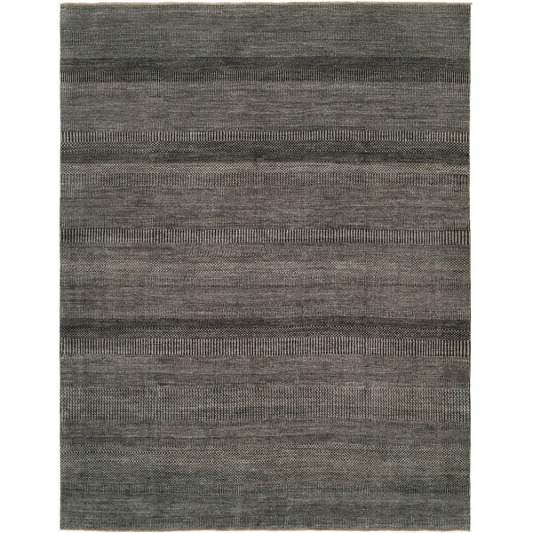 Illusions Grey/Charcoal Area Rug by Shalom Brothers
