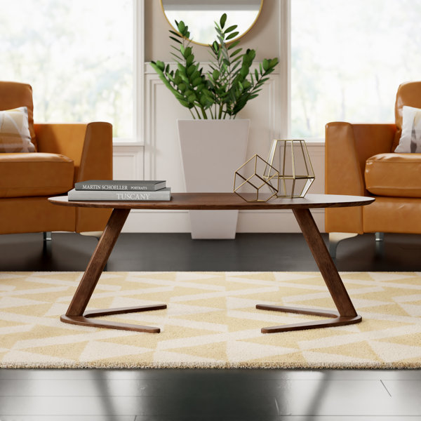 Cadwall Abstract Coffee Table By Mercury Row