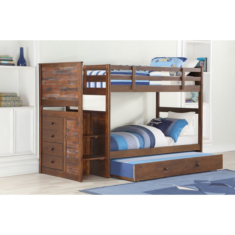 wayfair bunk beds with trundle