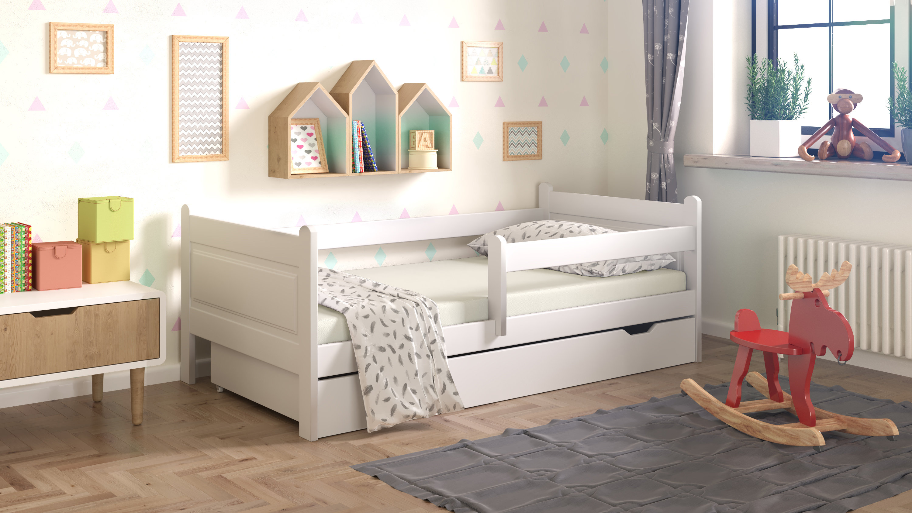 Nordville Leon Cabin Bed With Drawer Wayfair Co Uk