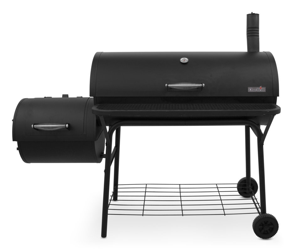 CharBroil American Gourmet Deluxe Offset Charcoal Smoker & Grill