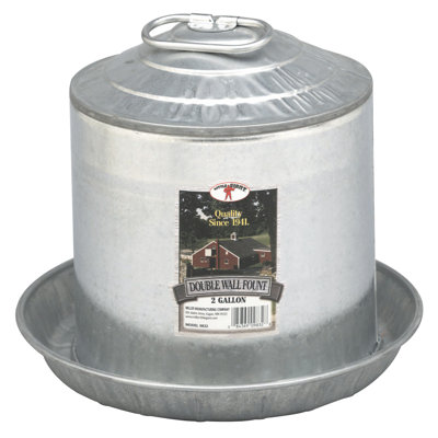 Double Wall Fount Miller Mfg Size: 3 Gallon