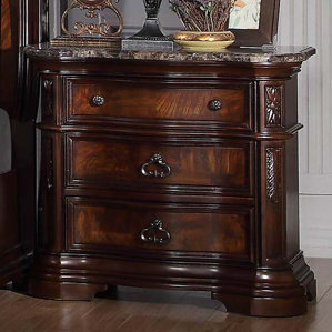 Fletcher 3 Drawer Nightstand by Astoria Grand