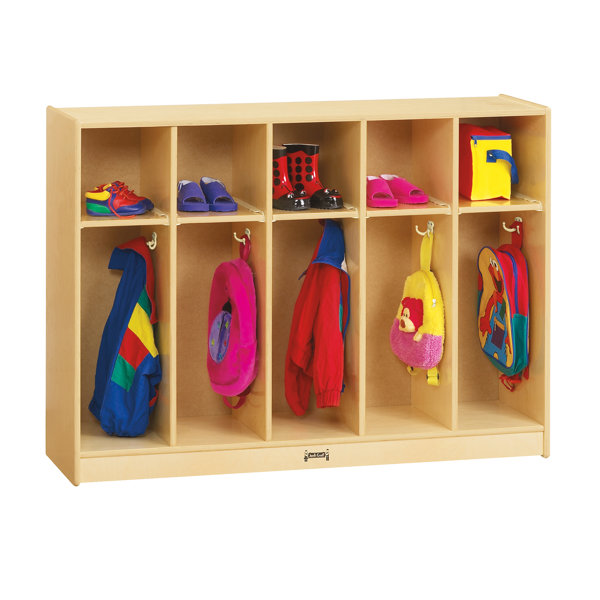 1 Tier 5 Wide Coat Locker by Jonti-Craft