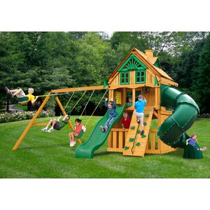 Mountaineer Clubhouse Treehouse Swing Set