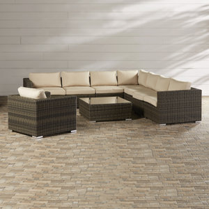 Hanning 9 Piece  Group with Sunbrella Cushions