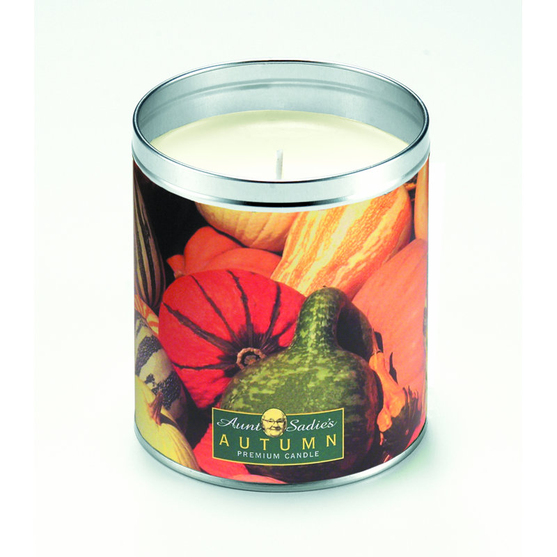 Autumn Squash Cranberry Orange Scented Jar Candle