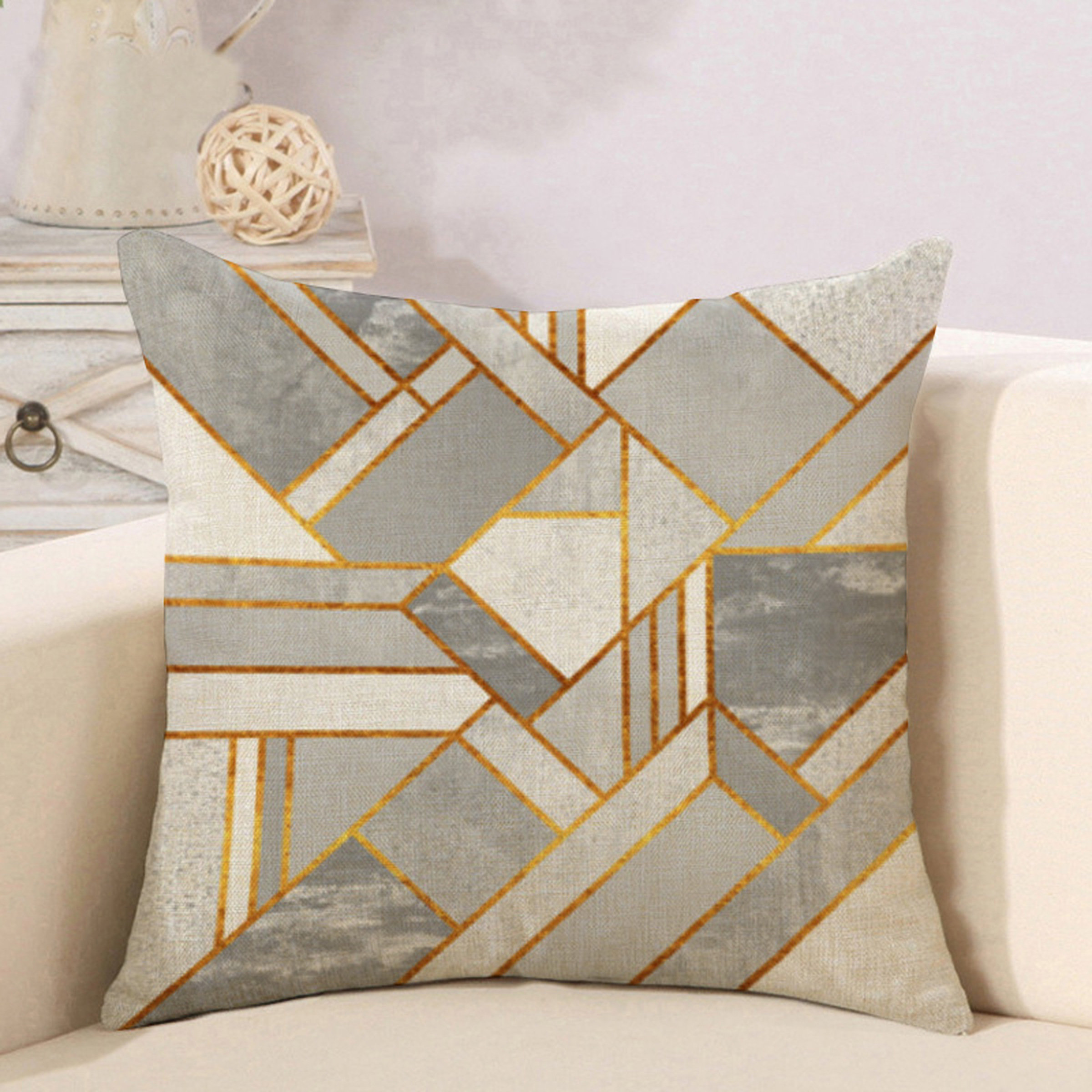 George Oliver Caswell Geometric Pattern Throw Pillow Cover Wayfair