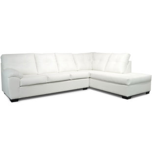 White Sectionals You Ll Love Wayfair Quickview