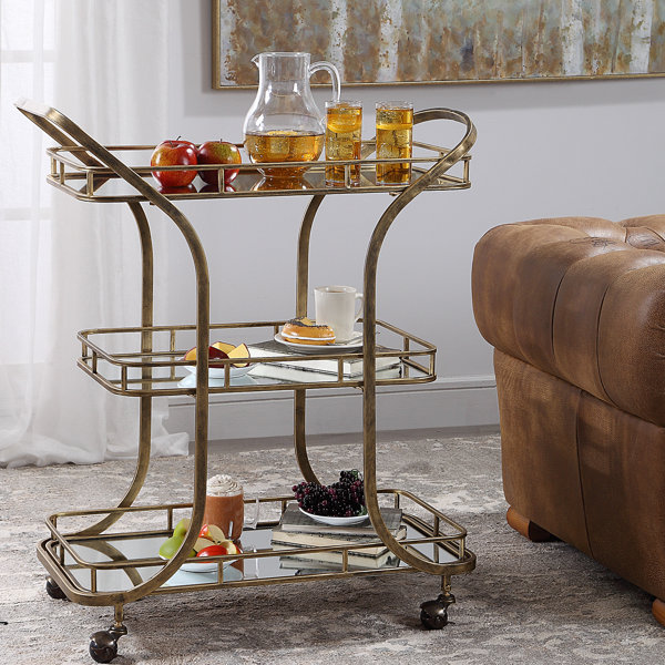 Hallie Serving Bar Cart By 17 Stories 2019 Coupon
