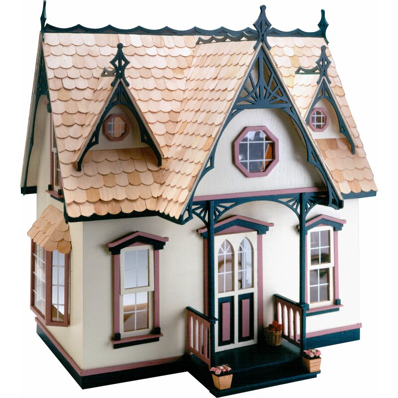 orchid all wood dollhouse kit