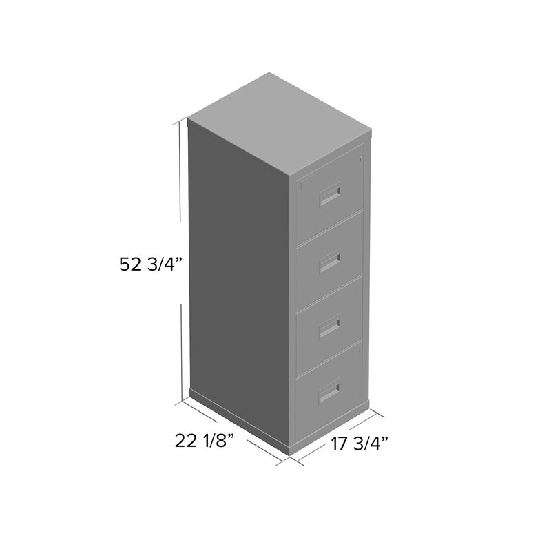 Fireking Turtle Fireproof 4 Drawer Vertical File Cabinet Reviews Wayfair Ca