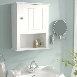 White Shaker Bath Wall Cabinet Wayfair