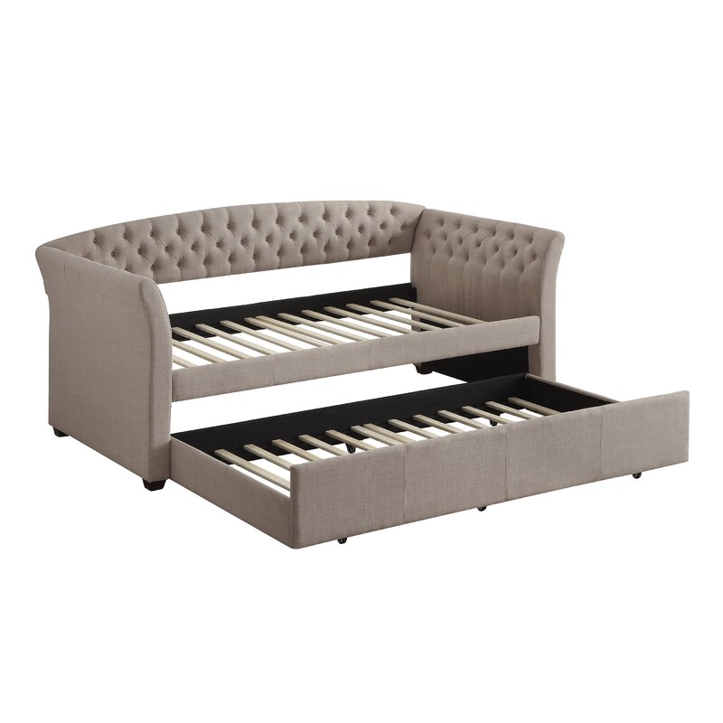 Three Posts Milligan Twin Daybed with Trundle & Reviews | Wayfair