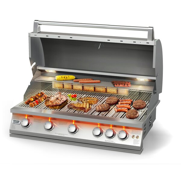 5-Burner Built-In Natural Gas Grill by BroilChef