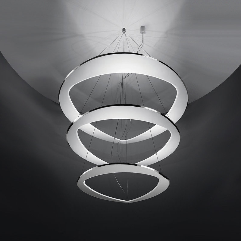 Zaneen Design Diadema 1 Light Led Unique Statement Tiered Pendant Wayfair