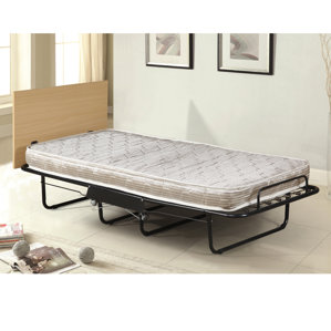 Folding Bed with Mattress by Symple Stuff
