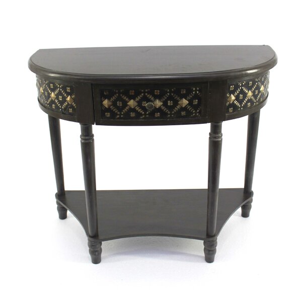 Fuentes Half-Moon Console Table By Alcott Hill