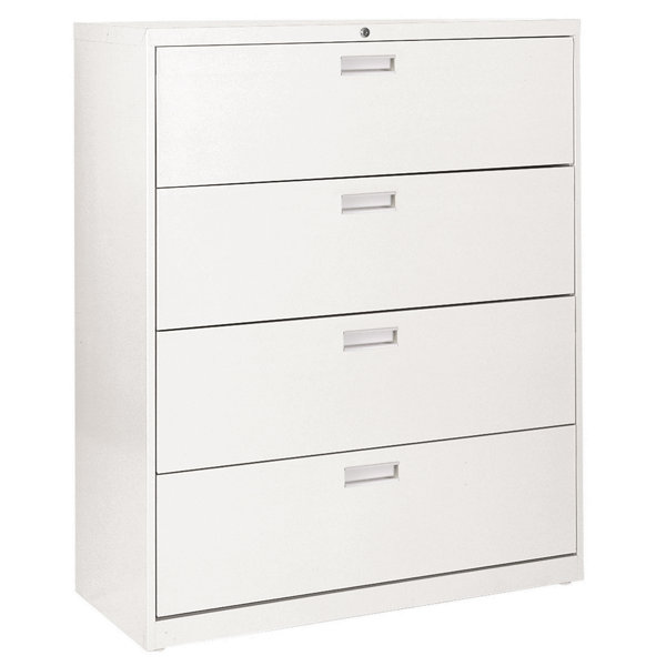 600 Series 4-Drawer Lateral Filing Cabinet by Sandusky Cabinets