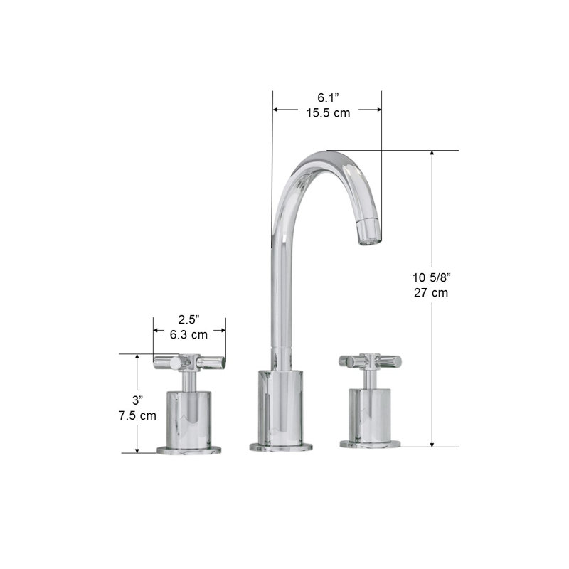Eliana Widespread Bathroom Faucet Reviews Allmodern