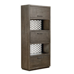 Oak 18 Inch Wide Book Shelf Wayfair Hackney Standard Bookcase