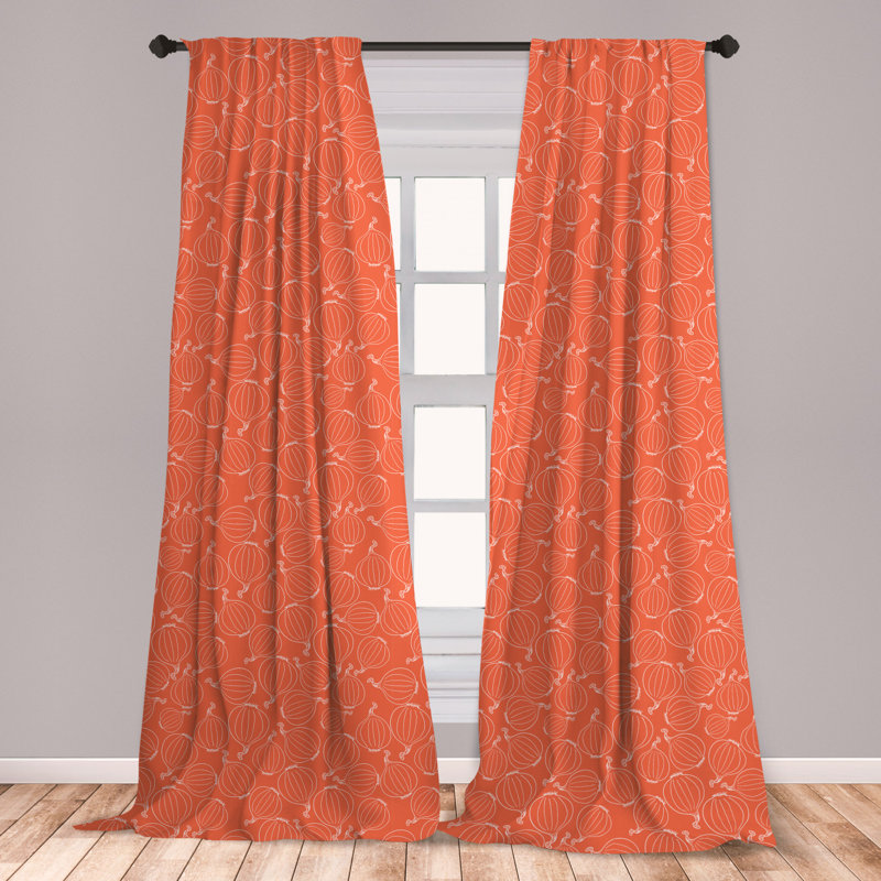 East Urban Home Room Darkening Rod Pocket Curtain Panels Wayfair