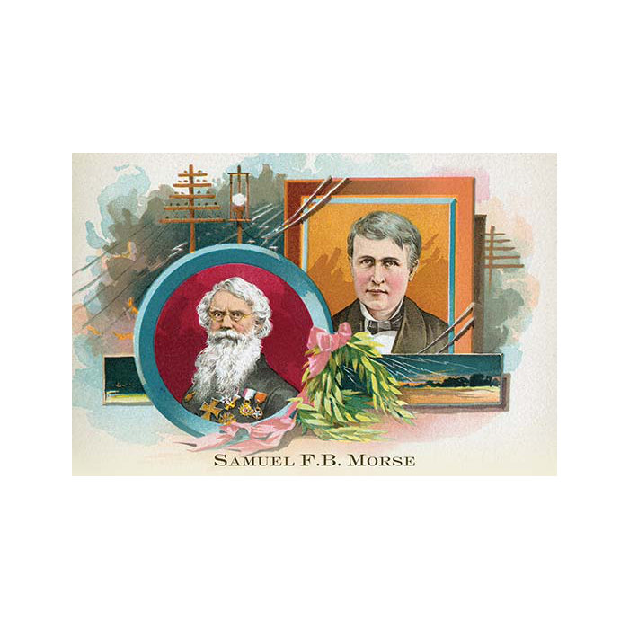 Buyenlarge Samuel F B Morse By Sweet Home Family Soap Painting Print Wayfair
