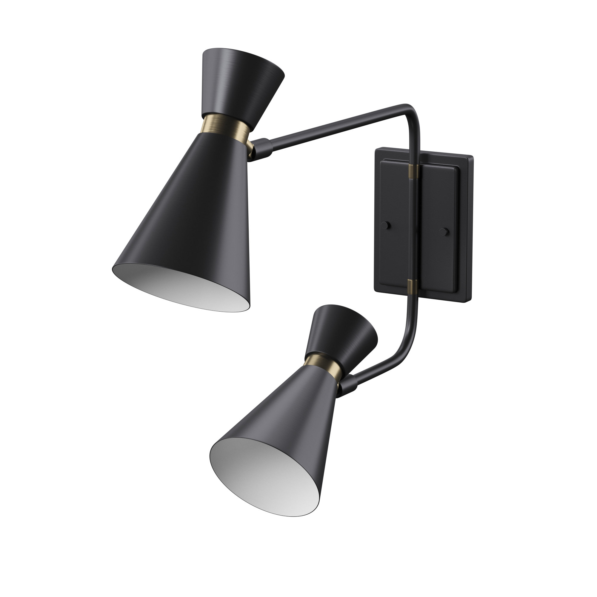 Austrinus 2 Light Dimmable Matte Swing Arm Lamp Reviews Light Dimmable Matte Swing Arm Lamp